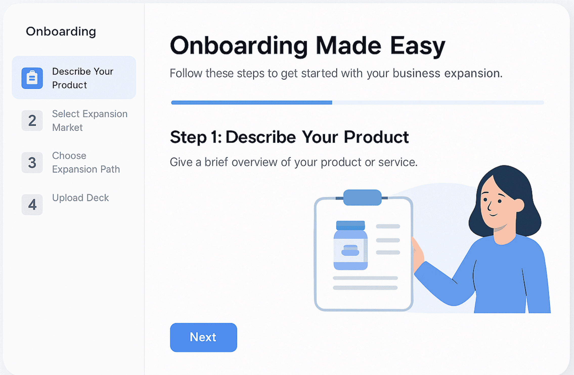 AI Onboarding Flow